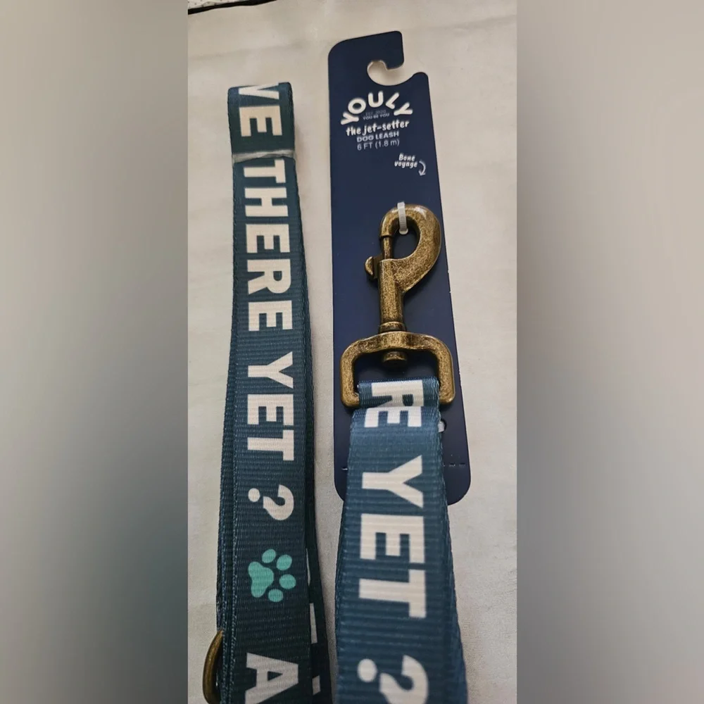 Youly the jet-setter Are We There Yet? Dog Leash (6ft)